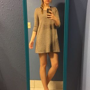 Tan/neutral colored flowing dress